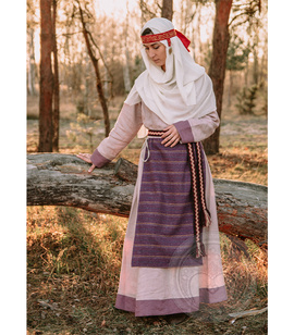 Early medieval Slavic woman costume of five pieces to choose