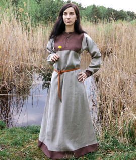 Slavic linen dress